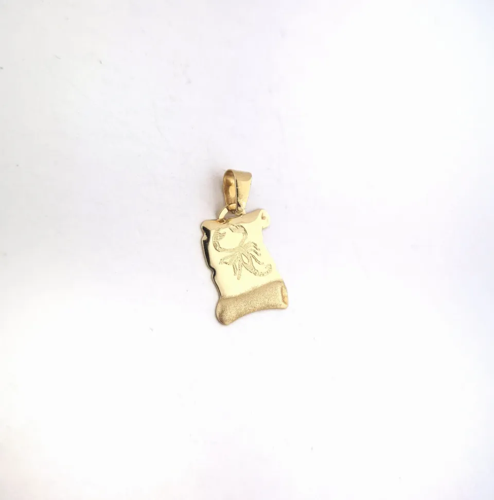 Zawieszka skorpion, złoto 585 żółte