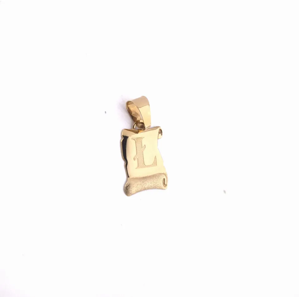 Zawieszka literka "Ł", złoto 585 żółte